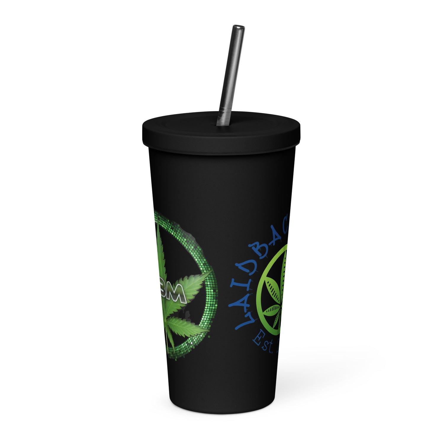 LBM Insulated tumbler with a straw