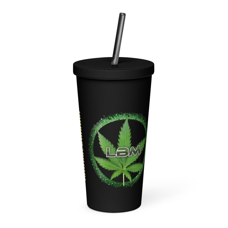 LBM Insulated tumbler with a straw