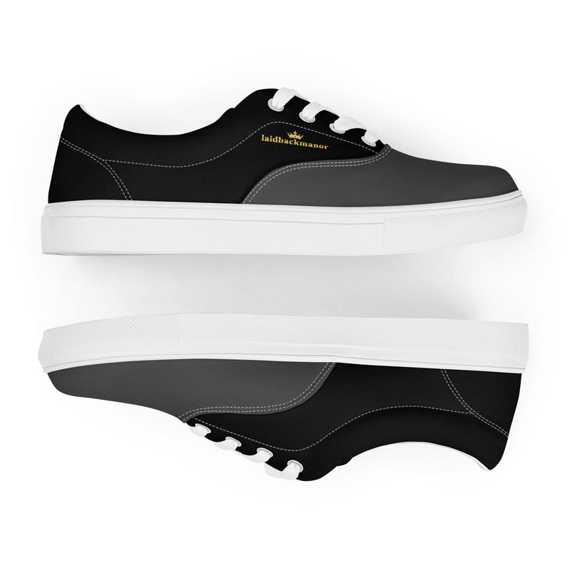 Men’s lace-up canvas shoes