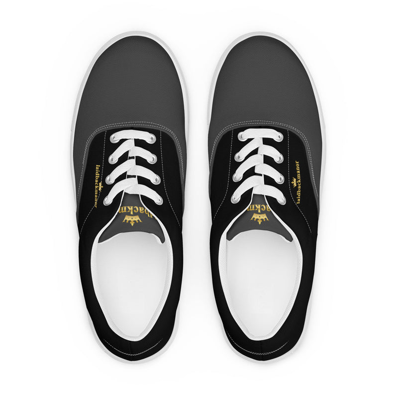 Men’s lace-up canvas shoes