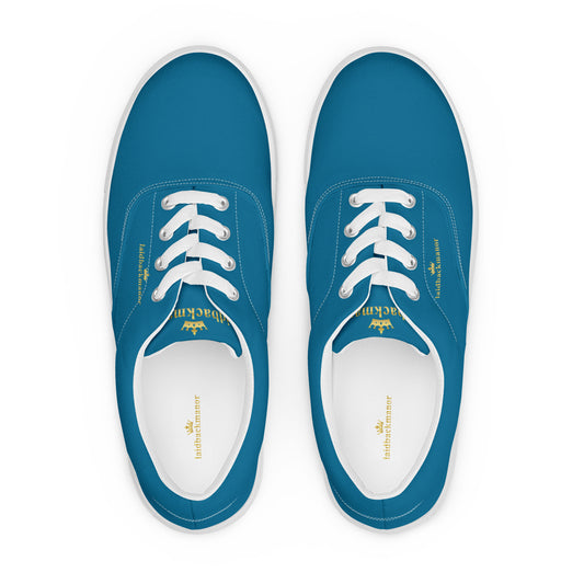 LBM Blue Men’s lace-up canvas shoes