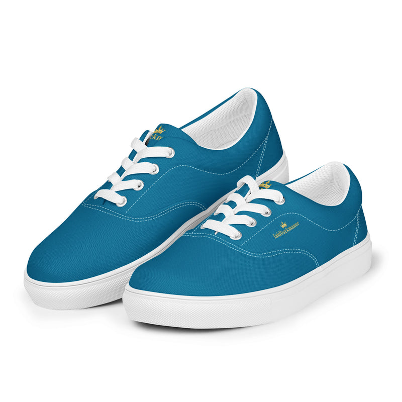 LBM Blue Men’s lace-up canvas shoes