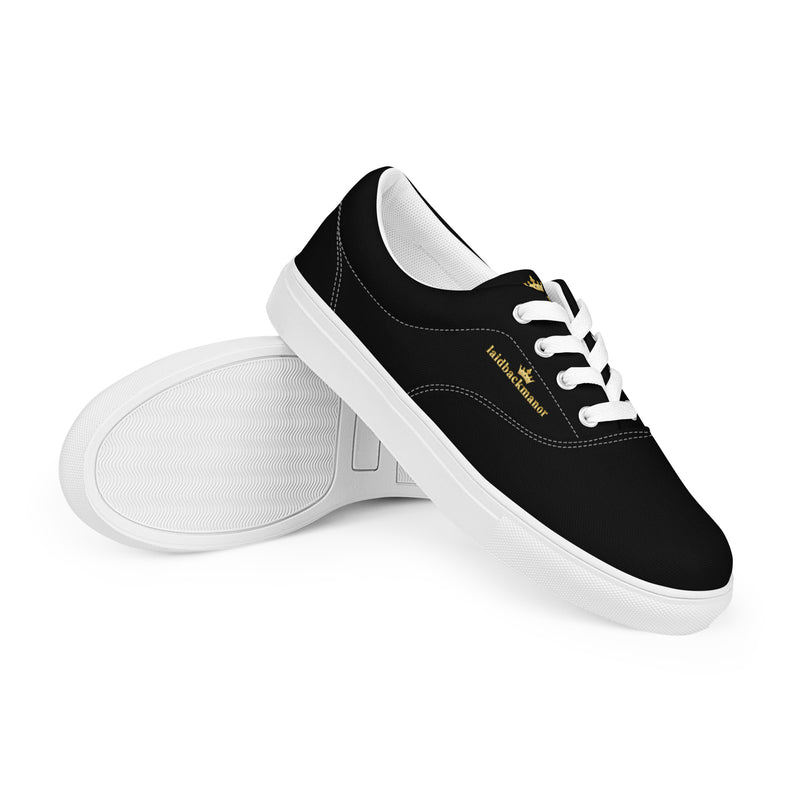 LBM Men’s lace-up canvas shoes