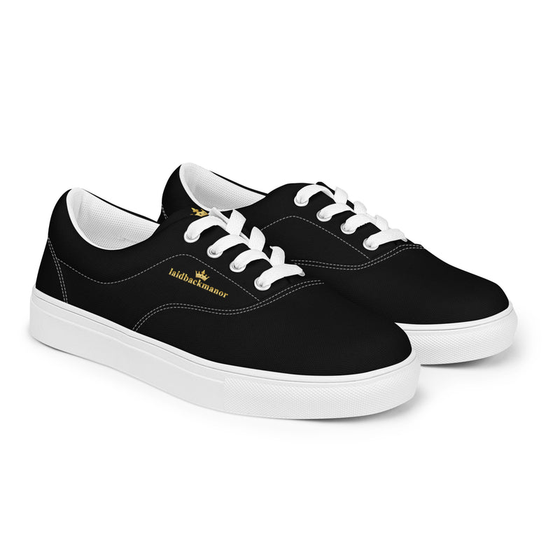 LBM Men’s lace-up canvas shoes