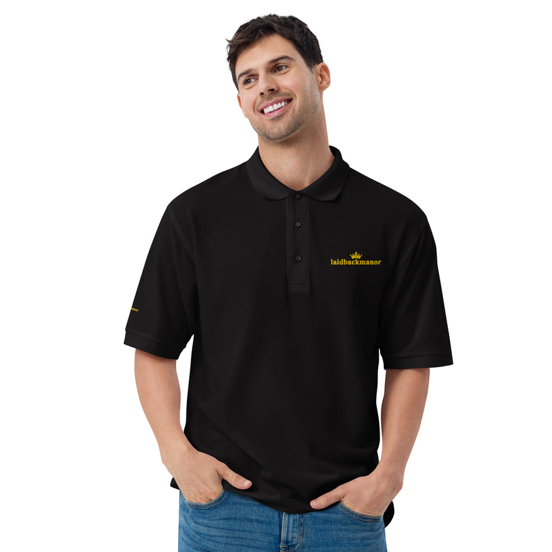 LaidBackManor Men's Premium Polo