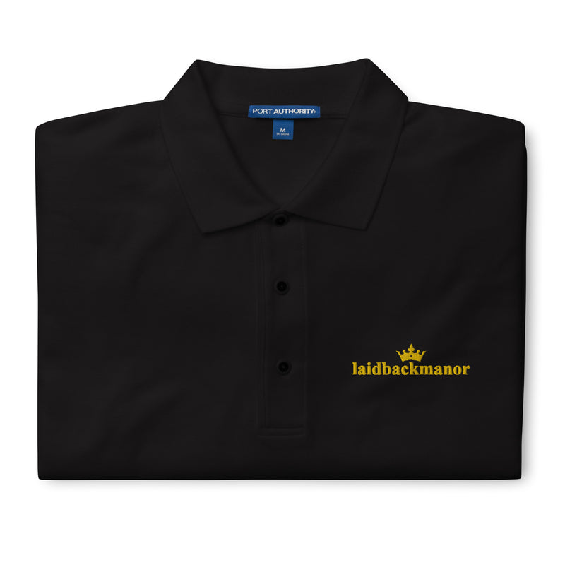 LaidBackManor Men's Premium Polo