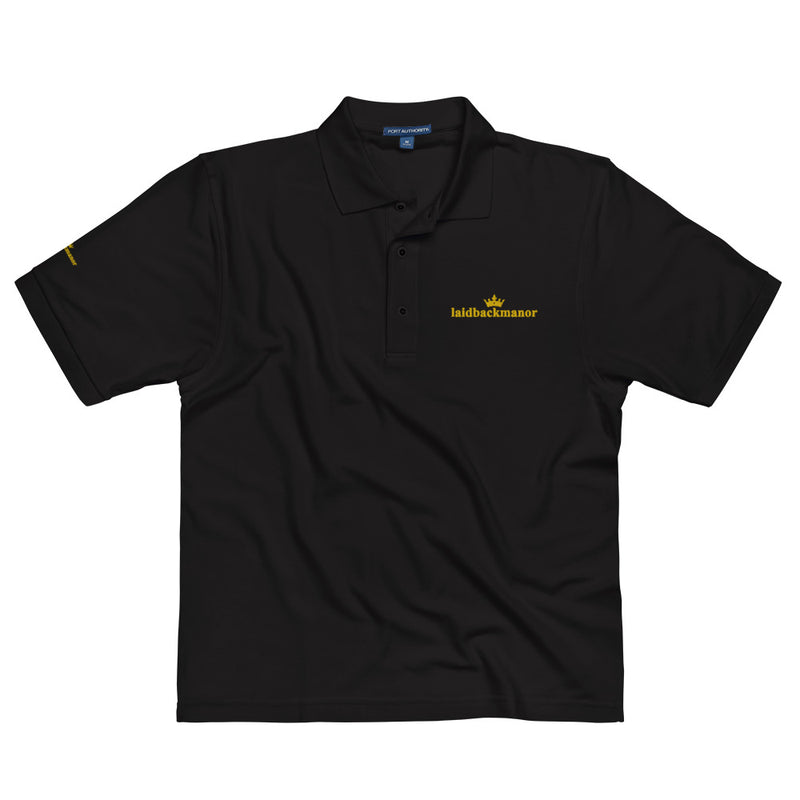 LaidBackManor Men's Premium Polo