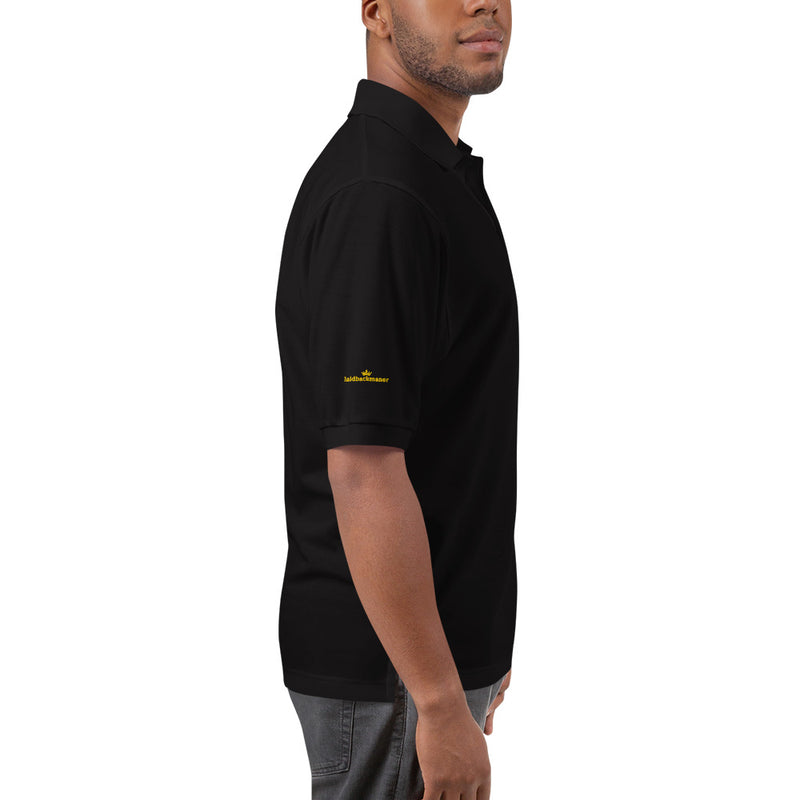 LaidBackManor Men's Premium Polo