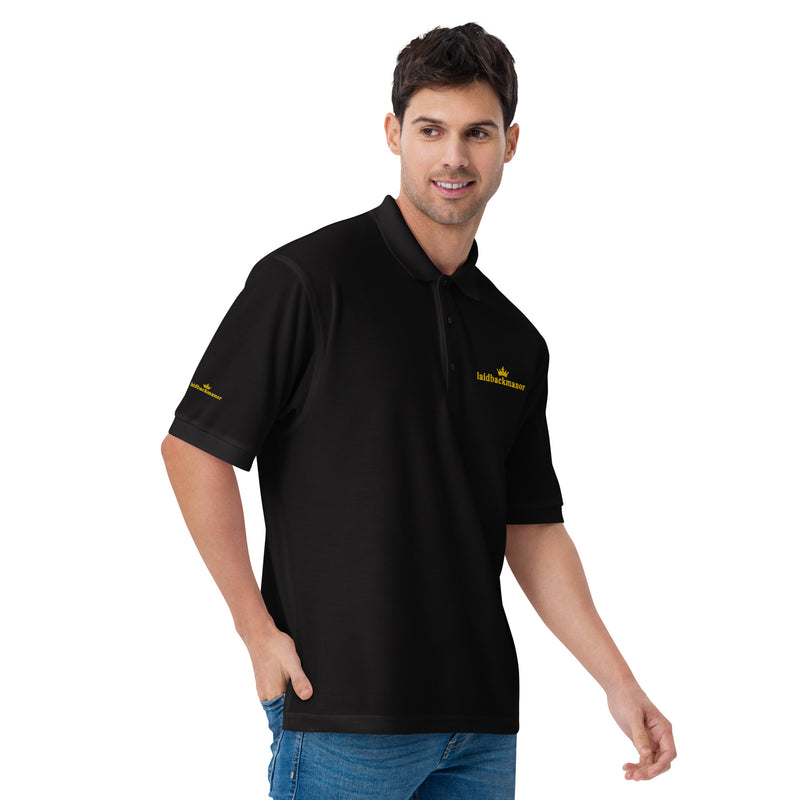 LaidBackManor Men's Premium Polo