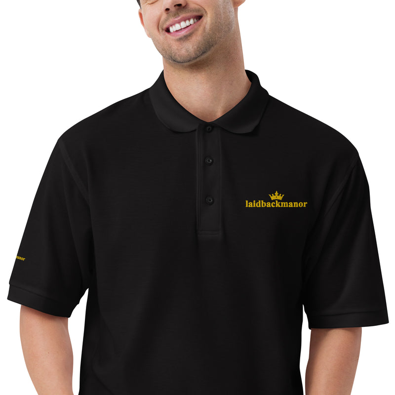 LaidBackManor Men's Premium Polo