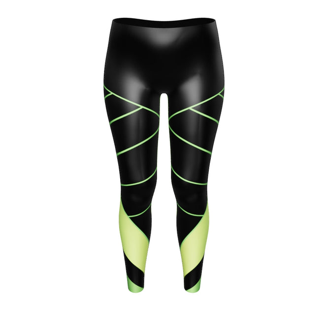 LBM Green/Black Pattern Leggings