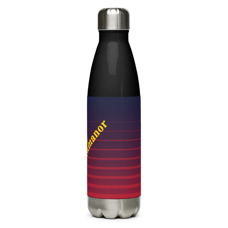 Red/Black Stainless steel water bottle