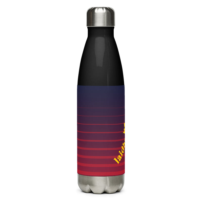 Red/Black Stainless steel water bottle