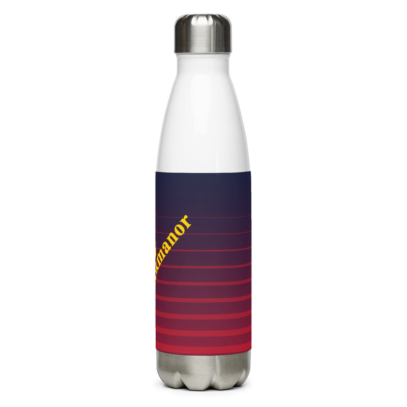 Red/Black Stainless steel water bottle