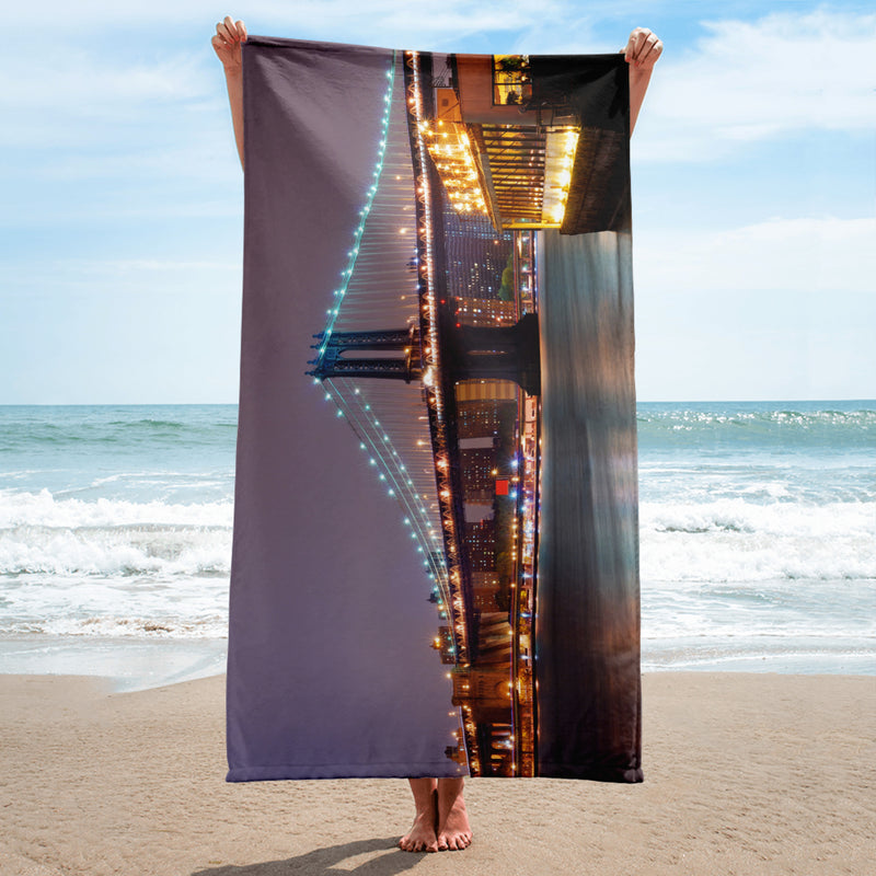 NEW YORK CITY MANHATTAN BRIDGE Towel