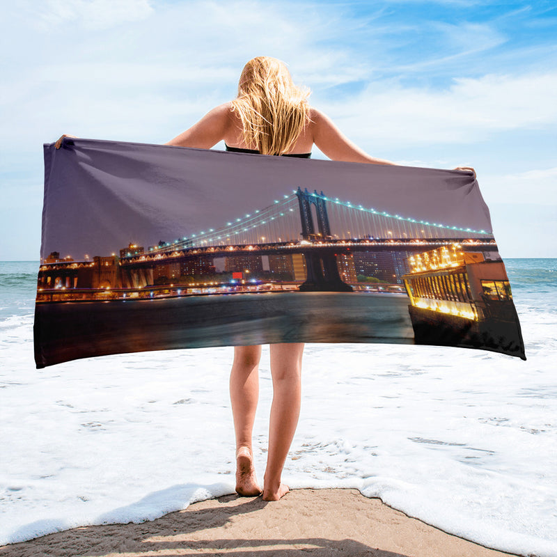 NEW YORK CITY MANHATTAN BRIDGE Towel