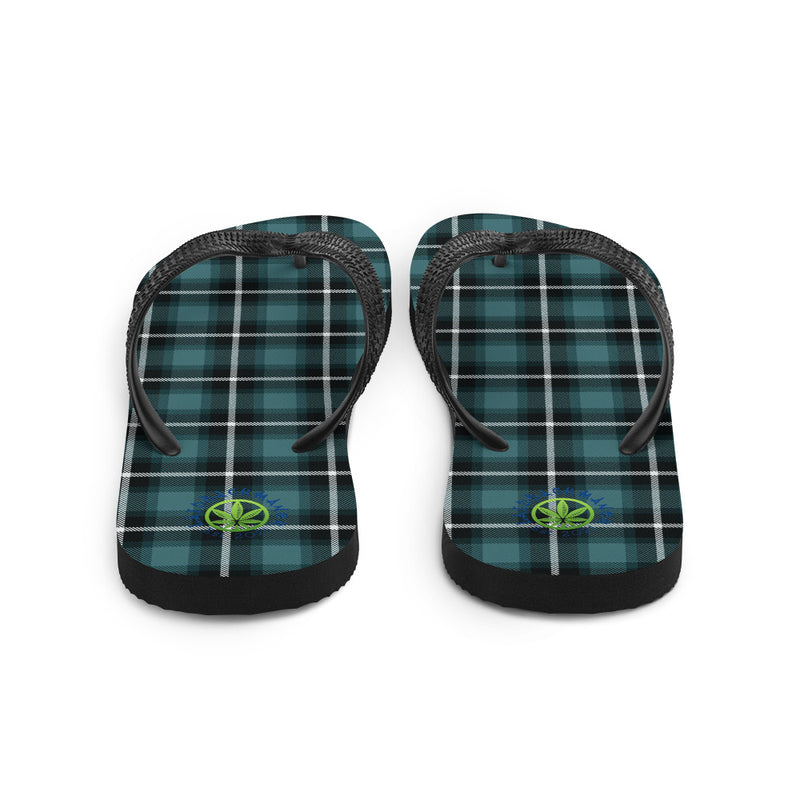 Tartan Flip-Flops