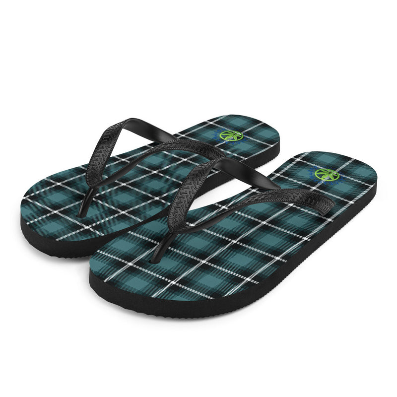 Tartan Flip-Flops