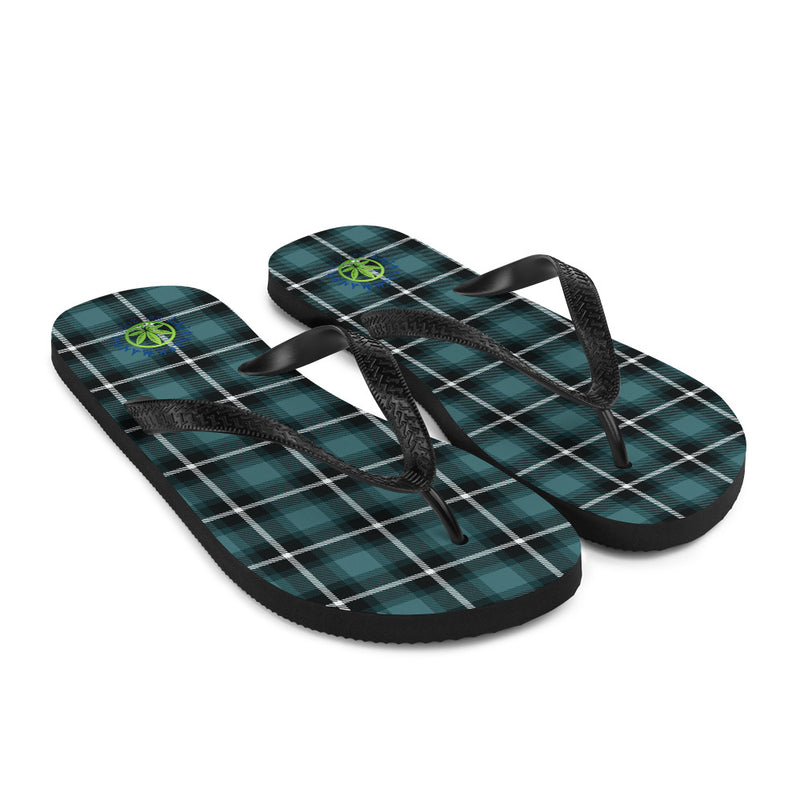 Tartan Flip-Flops