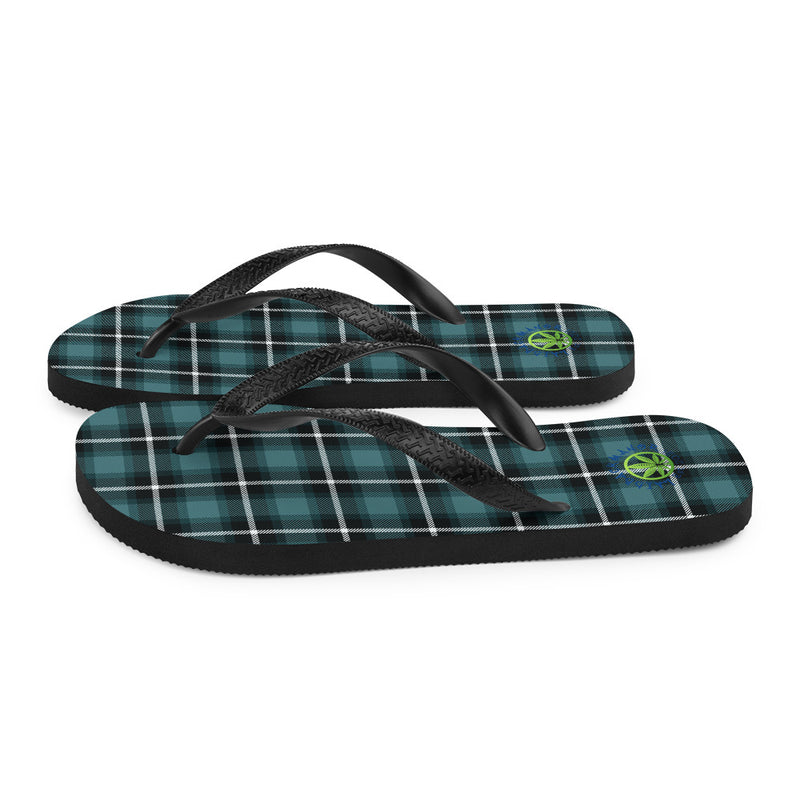 Tartan Flip-Flops