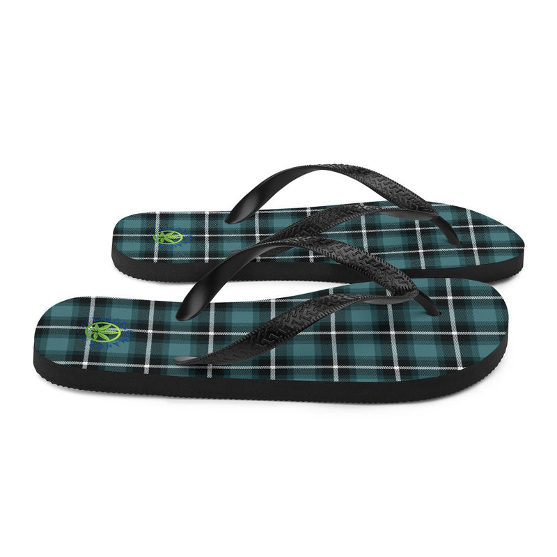 Tartan Flip-Flops