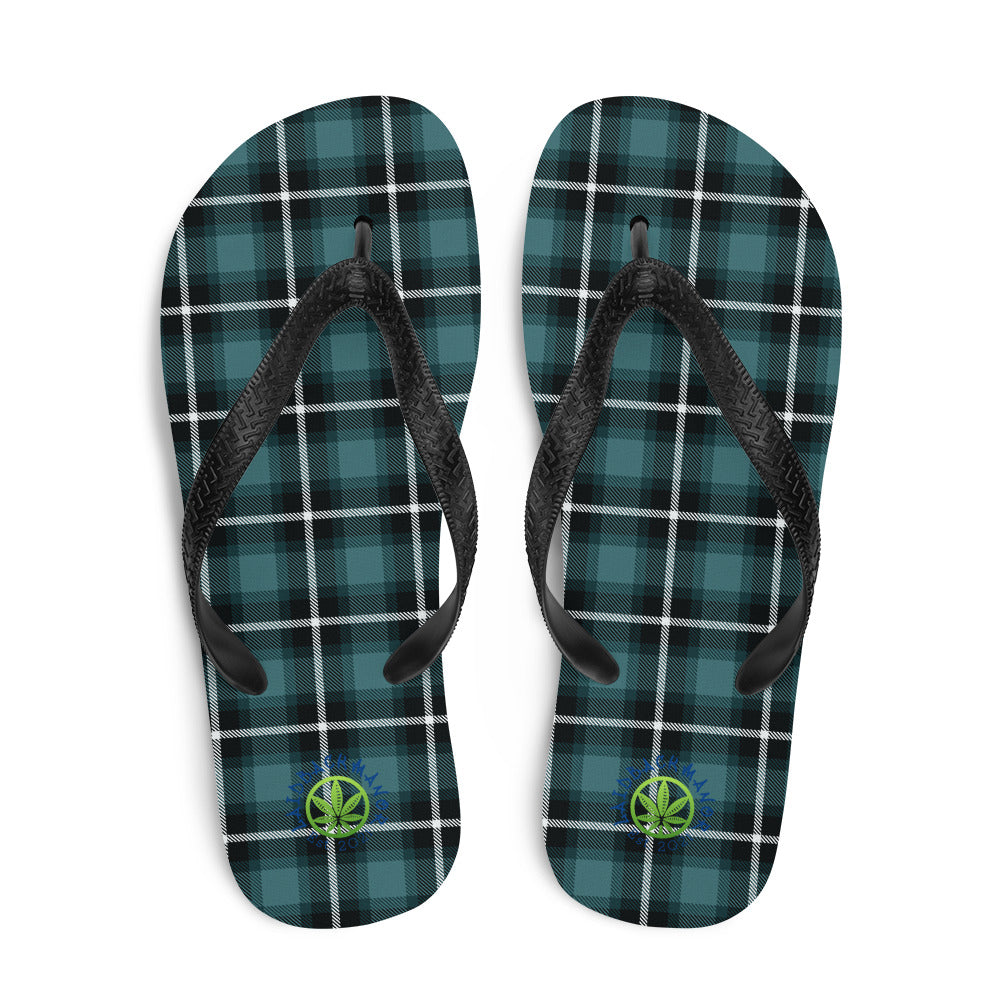 Tartan Flip-Flops