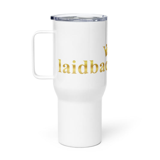 LaidBackManor Travel mug with a handle