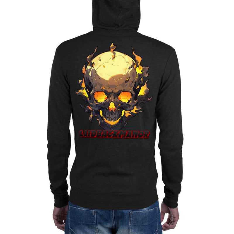 LBM Skull zip hoodie