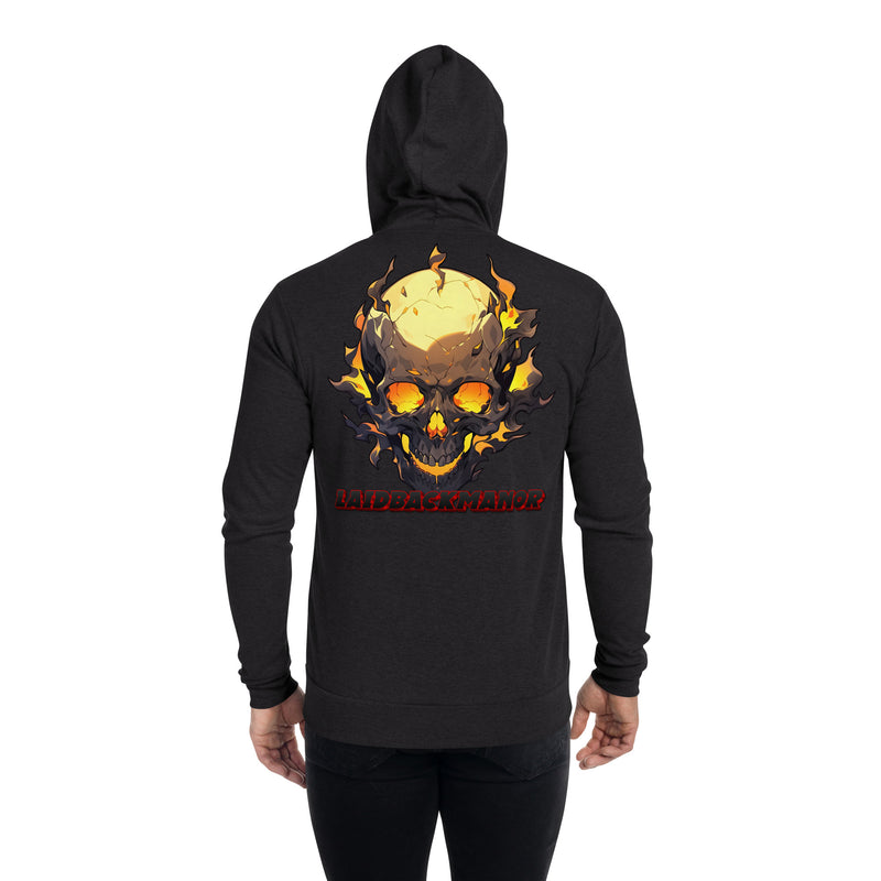 LBM Skull zip hoodie