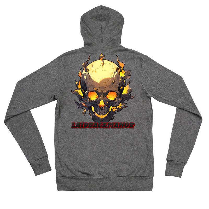 LBM Skull zip hoodie