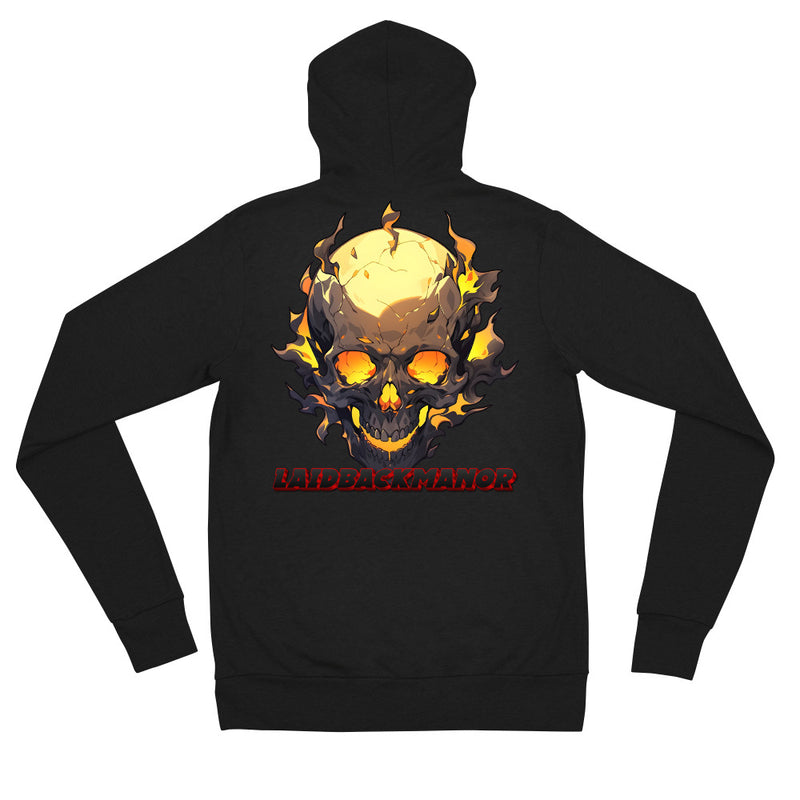 LBM Skull zip hoodie