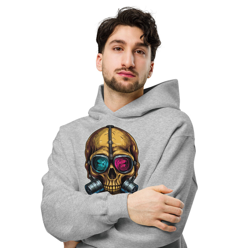 Skull Gass Mask Unisex oversized hoodie