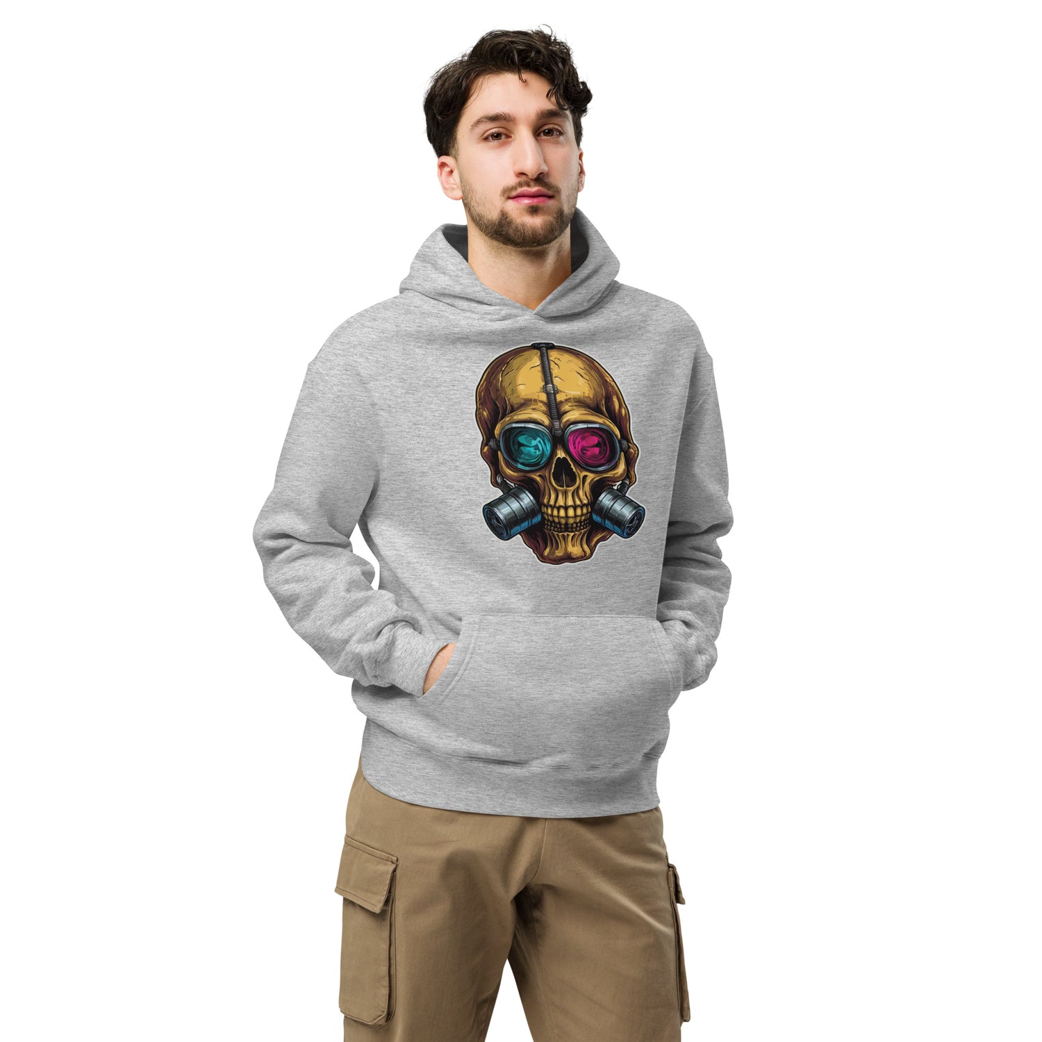 Skull Gass Mask Unisex oversized hoodie