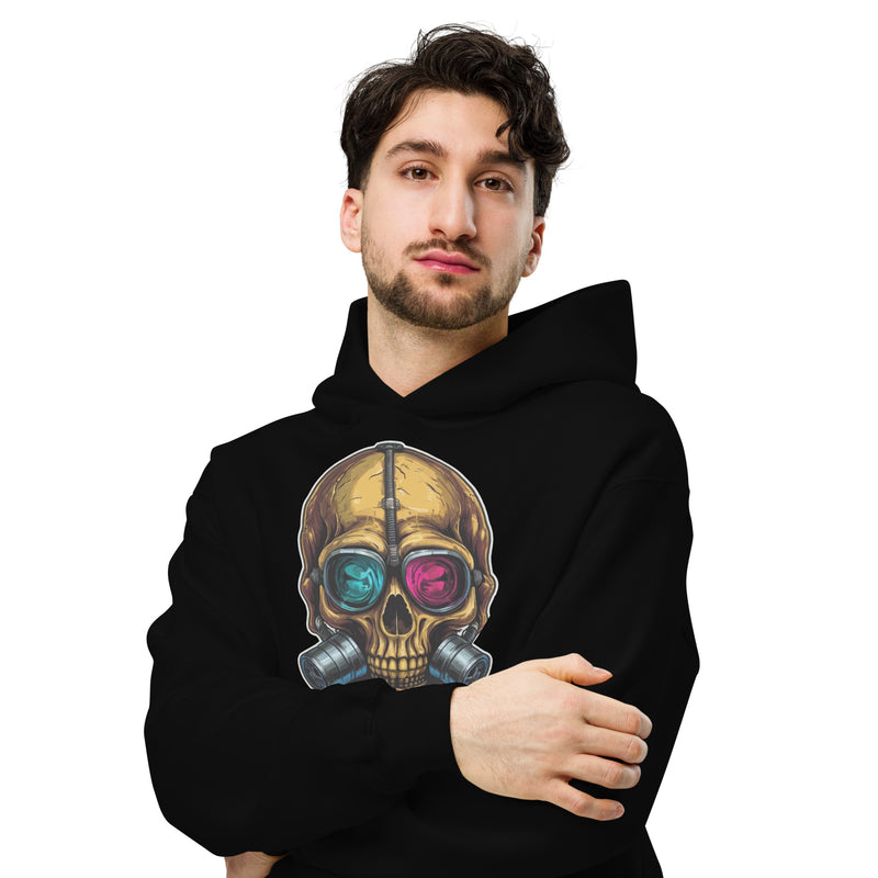 Skull Gass Mask Unisex oversized hoodie