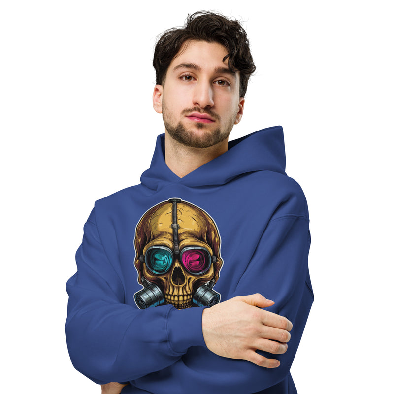 Skull Gass Mask Unisex oversized hoodie