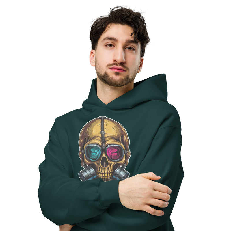 Skull Gass Mask Unisex oversized hoodie