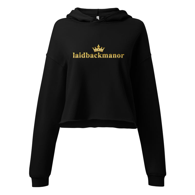 LaidBackManor Crop Hoodie