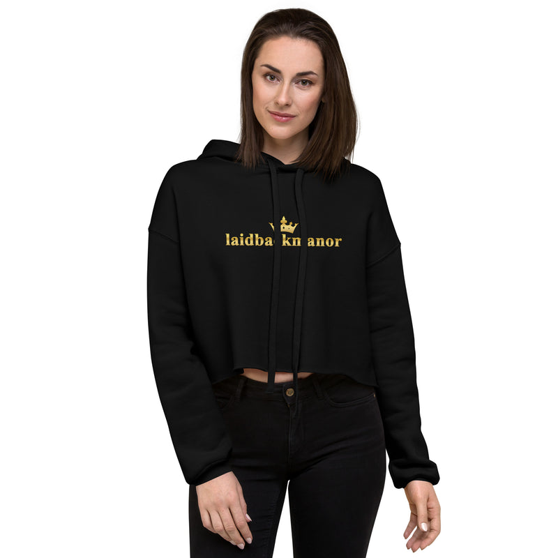 LaidBackManor Crop Hoodie