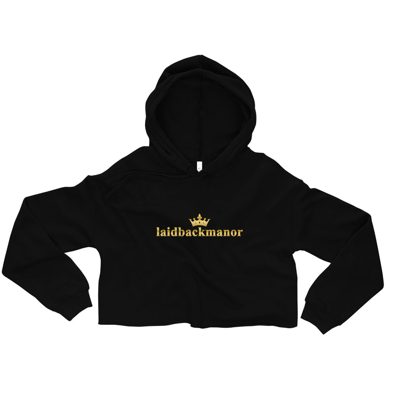 LaidBackManor Crop Hoodie