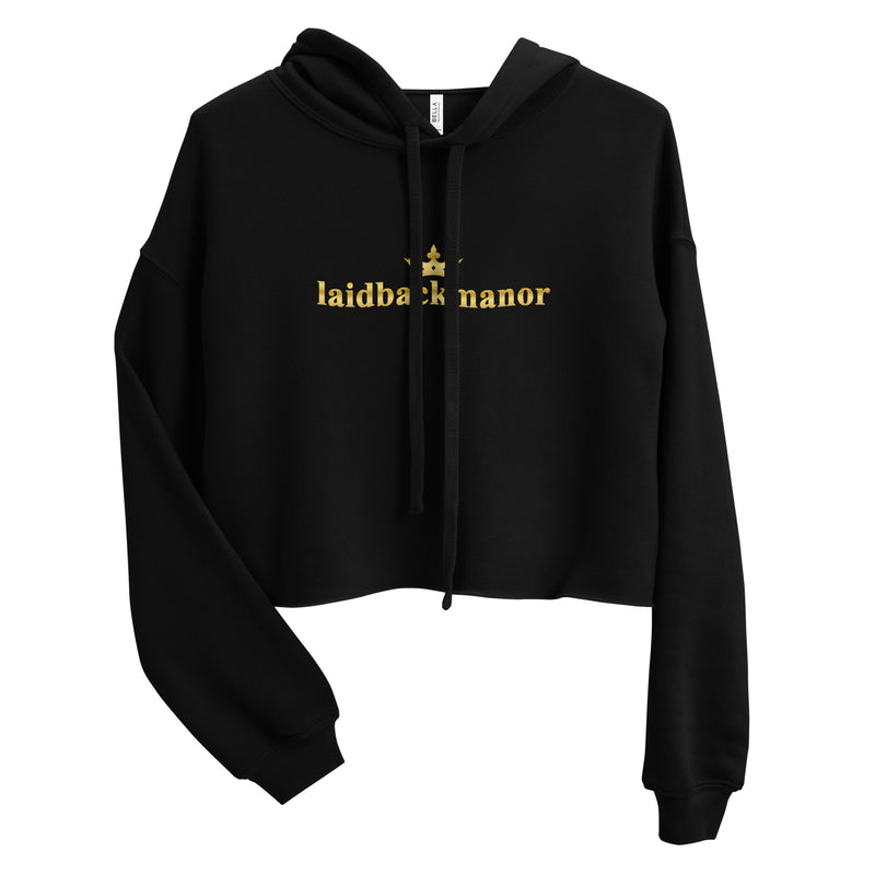 LaidBackManor Crop Hoodie