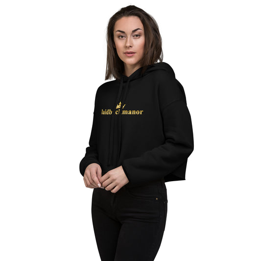 LaidBackManor Crop Hoodie