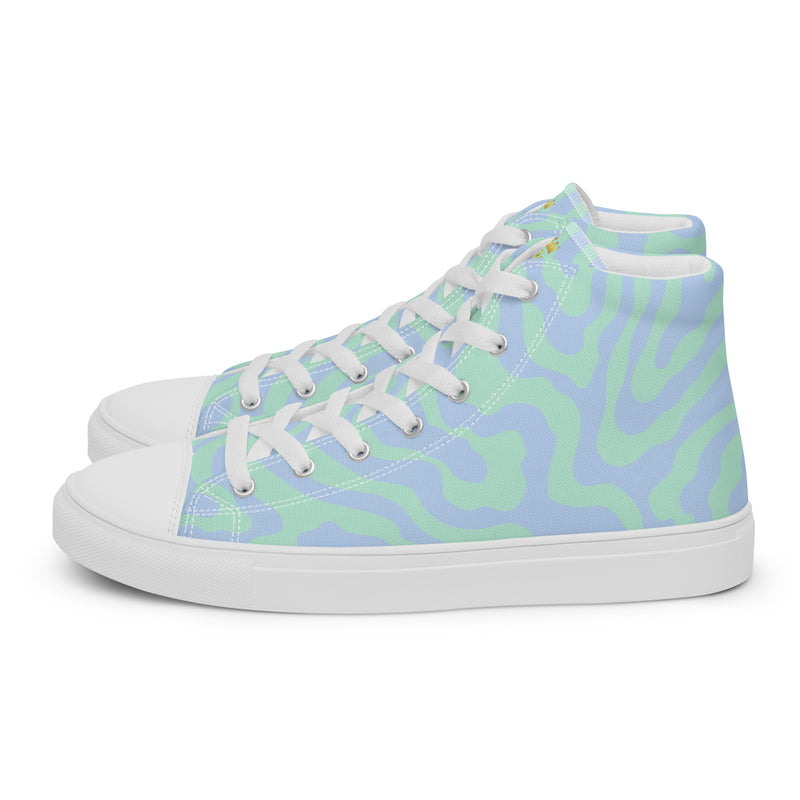 Women’s high top canvas shoes