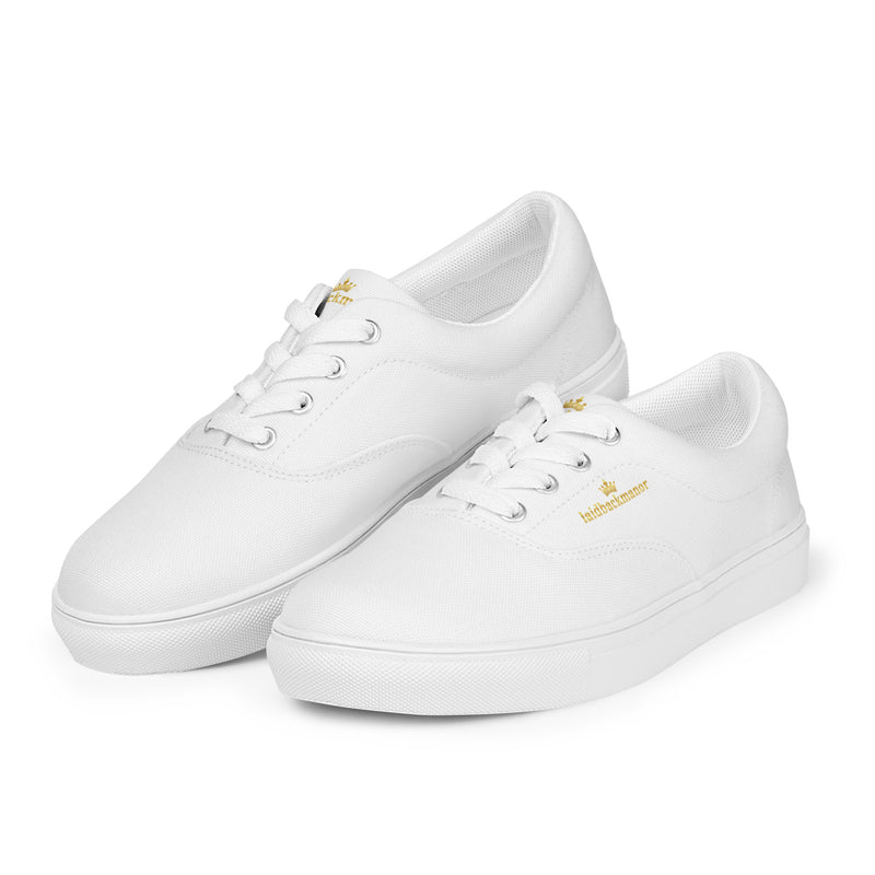 LBM Women’s lace-up canvas shoes