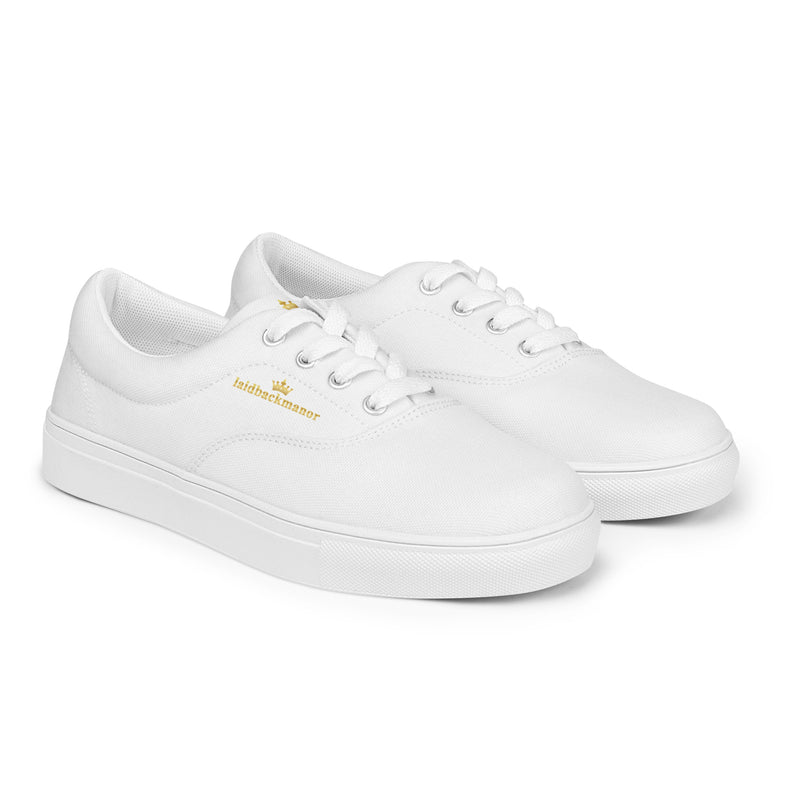 LBM Women’s lace-up canvas shoes